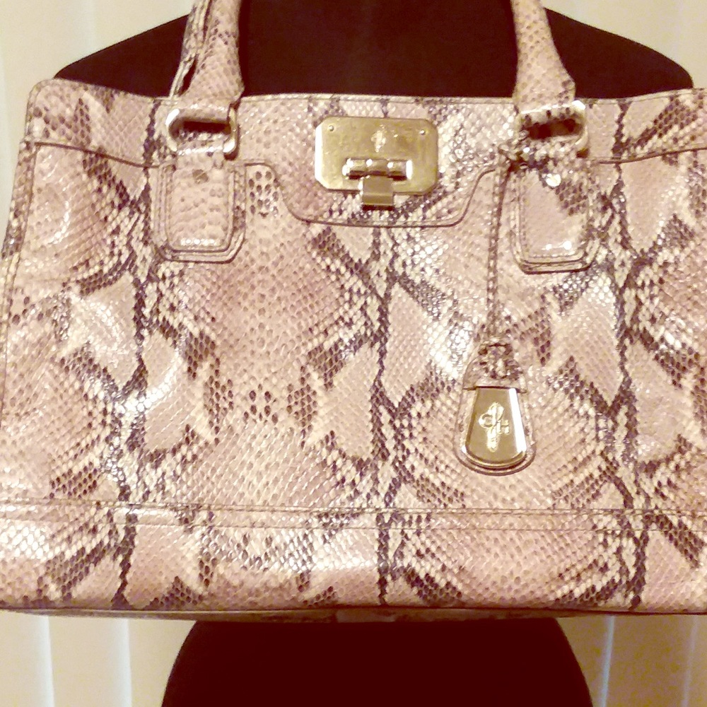 Cole Haan Snakeskin handbag
